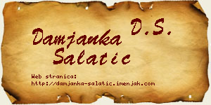 Damjanka Salatić vizit kartica